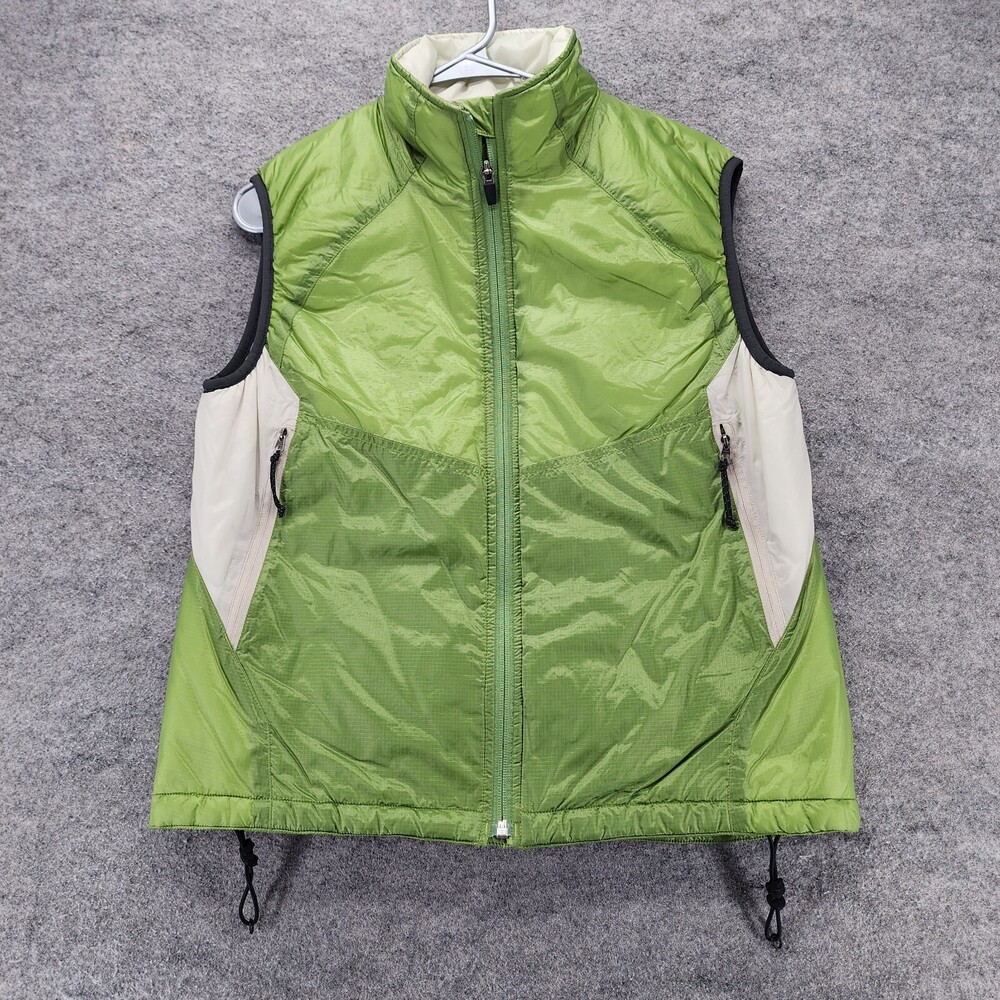 REI Vest Womens Small Full Zip Green Primaloft